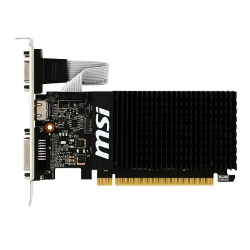 Msı Gt 710 2gd3h 2gb Lp Ddr3 64bit Dvı/hdmı/vga