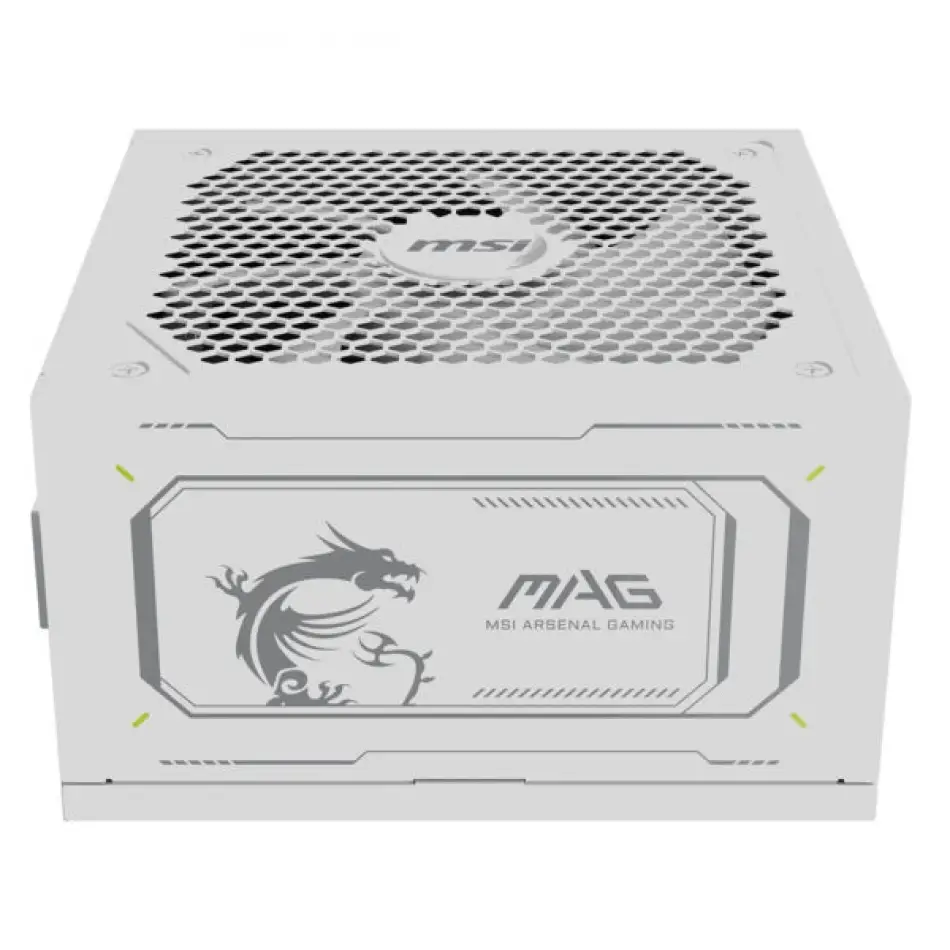 MSI MAG 1000GL PCIE5 WHITE 1000W 80+ GOLD POWER