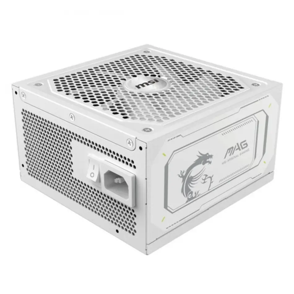 MSI MAG 1000GL PCIE5 WHITE 1000W 80+ GOLD POWER