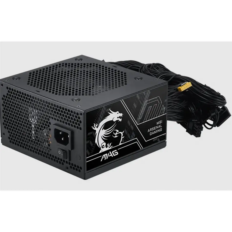 Msı Mag A750bn Pcıe5 Iıı 750w 80+ Bronze Atx 3.1 Pcıe 5.1 Power Supply