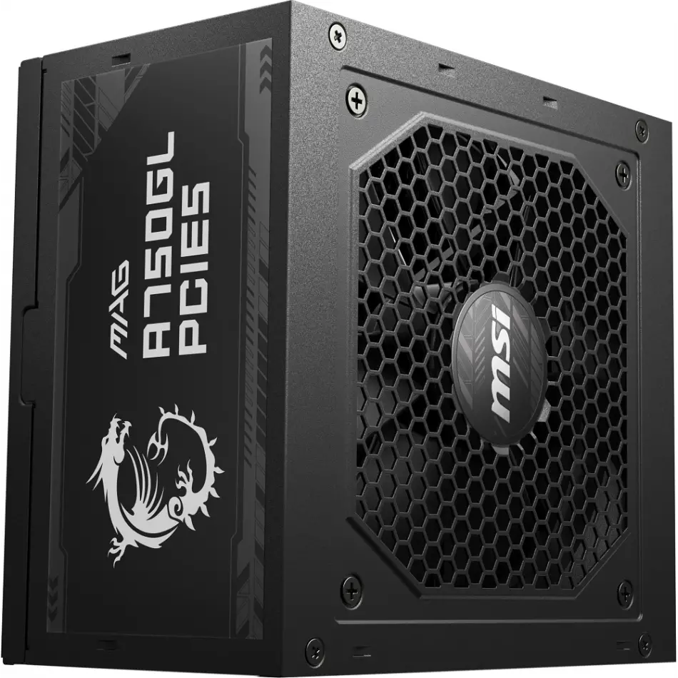 MSI MAG A750GL PCIE5 750W 80+GOLD POWER SUPPLY