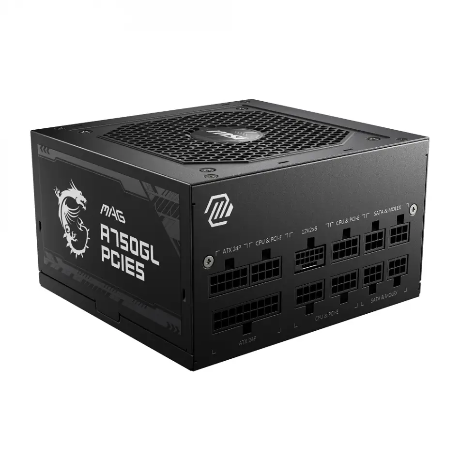 Msı Mag A750gl Pcıe5 750w 80+gold Power Supply