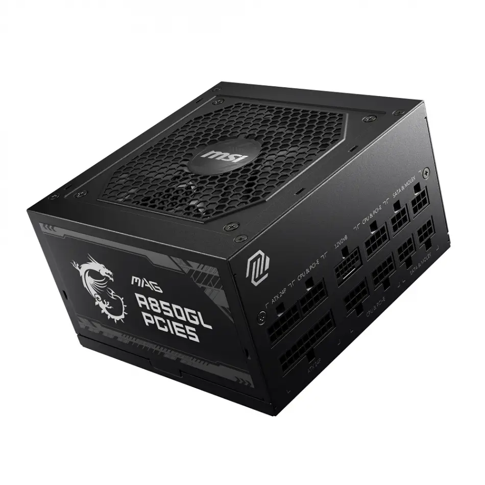 MSI MAG A850GL PCIE5 850W 80+GOLD POWER SUPPLY