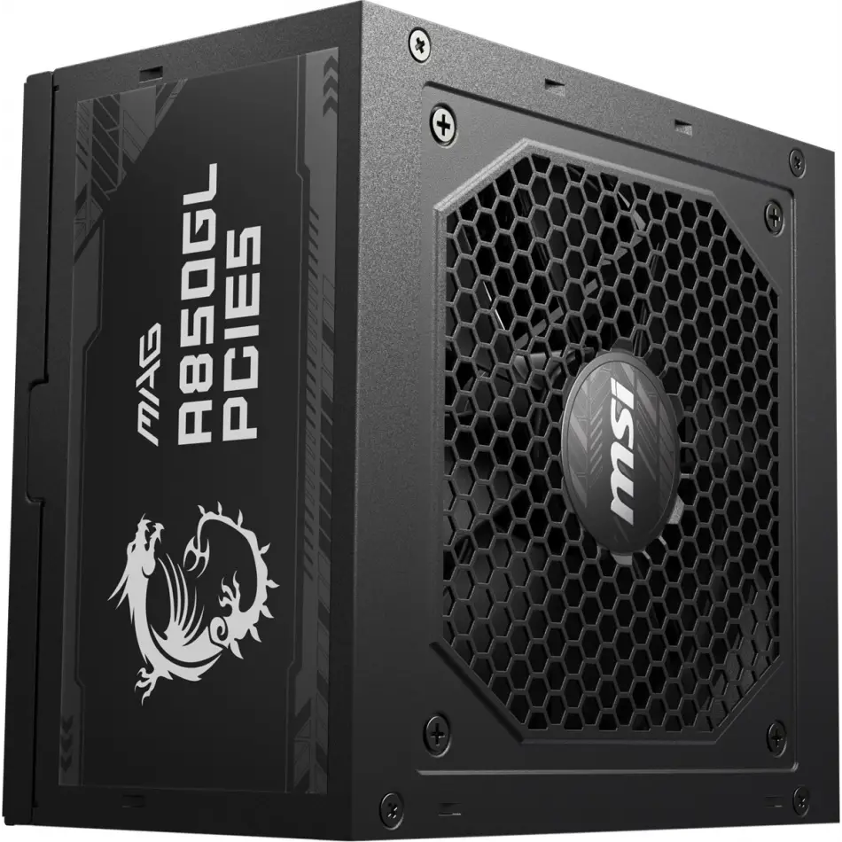 Msı Mag A850gl Pcıe5 850w 80+ Gold Psu Fullmodular