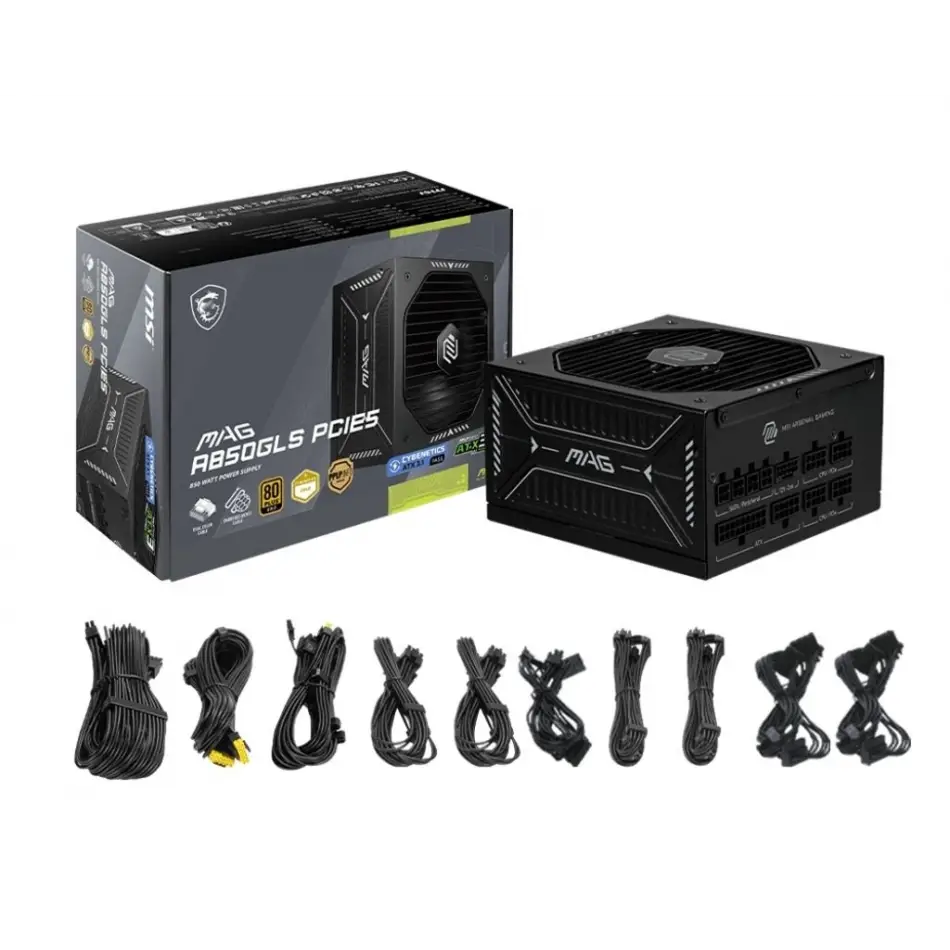 Msı Mag A850gls Pcıe5 850w 80+ Gold Full Modüler