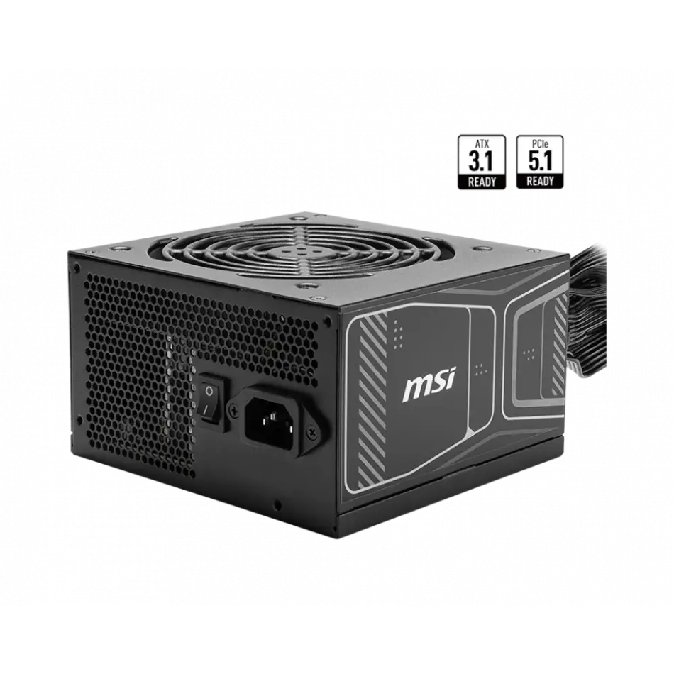 MSI MAG A850GN PCIE5 850W 80+ GOLD PSU NON-MODULAR
