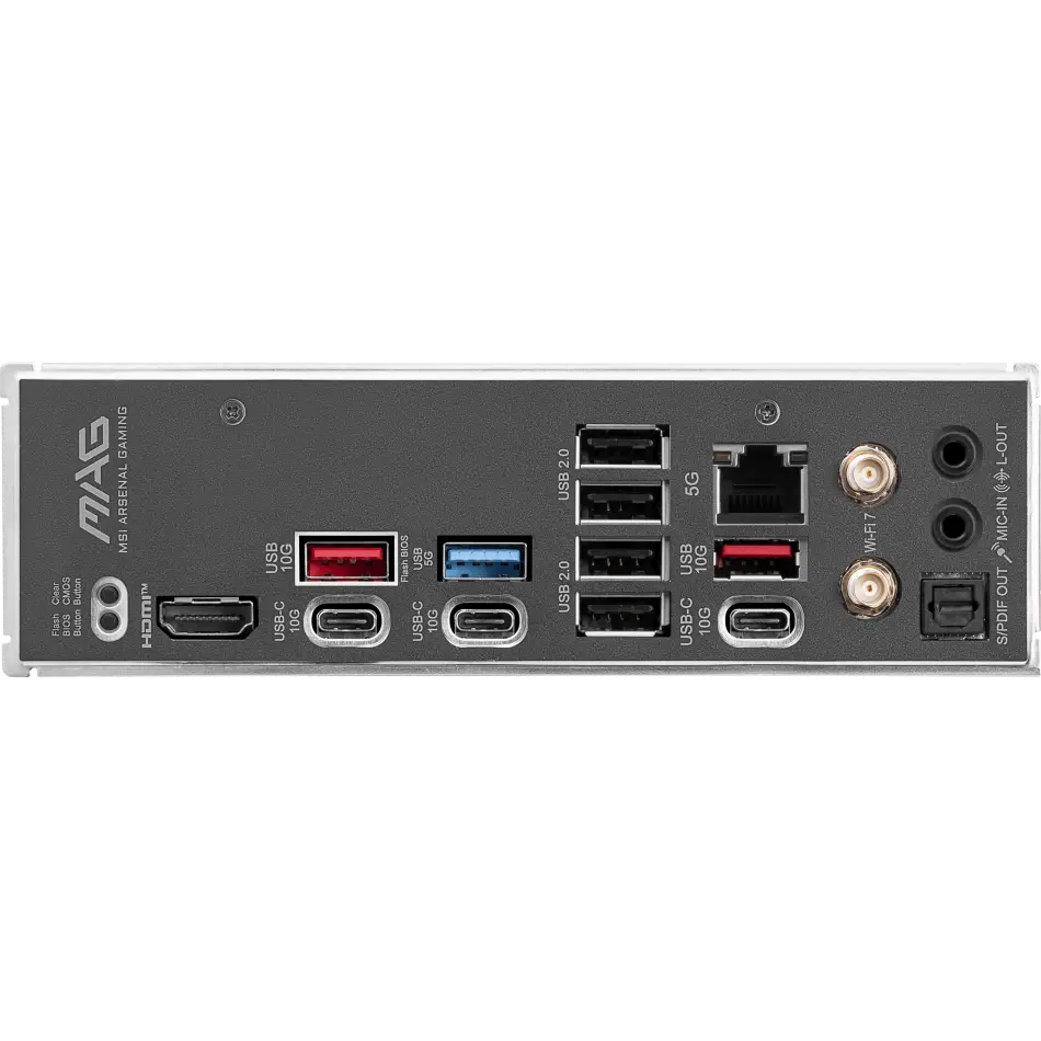 MSI MAG B850 TOMAHAWK MAX WIFI AM5 DDR5 8400MHZ(OC) HDMI 4x M.2 USB 10Gbs 5G LAN WI-FI 7 ATX