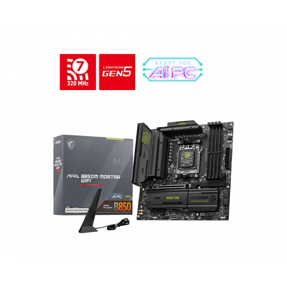 MSI MAG B850M MORTAR WIFI AM5 ANAKART