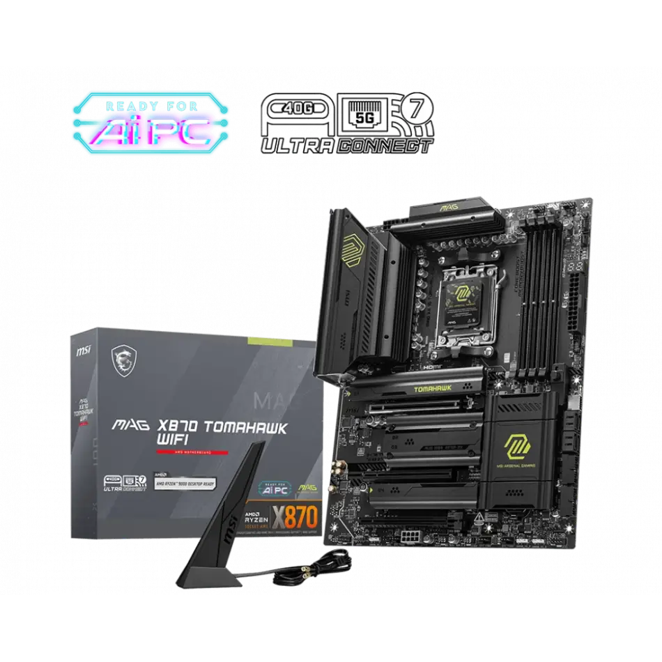 Msı Mag X870 Tomahawk Wıfı Ddr5 Amd X870 Soket Ddr