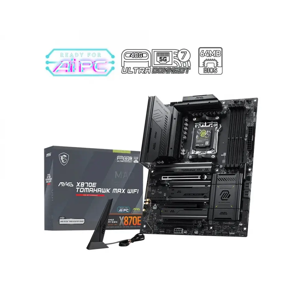 MSI MAG X870E TOMAHAWK MAX WIFI AM5 DDR5 ANAKART
