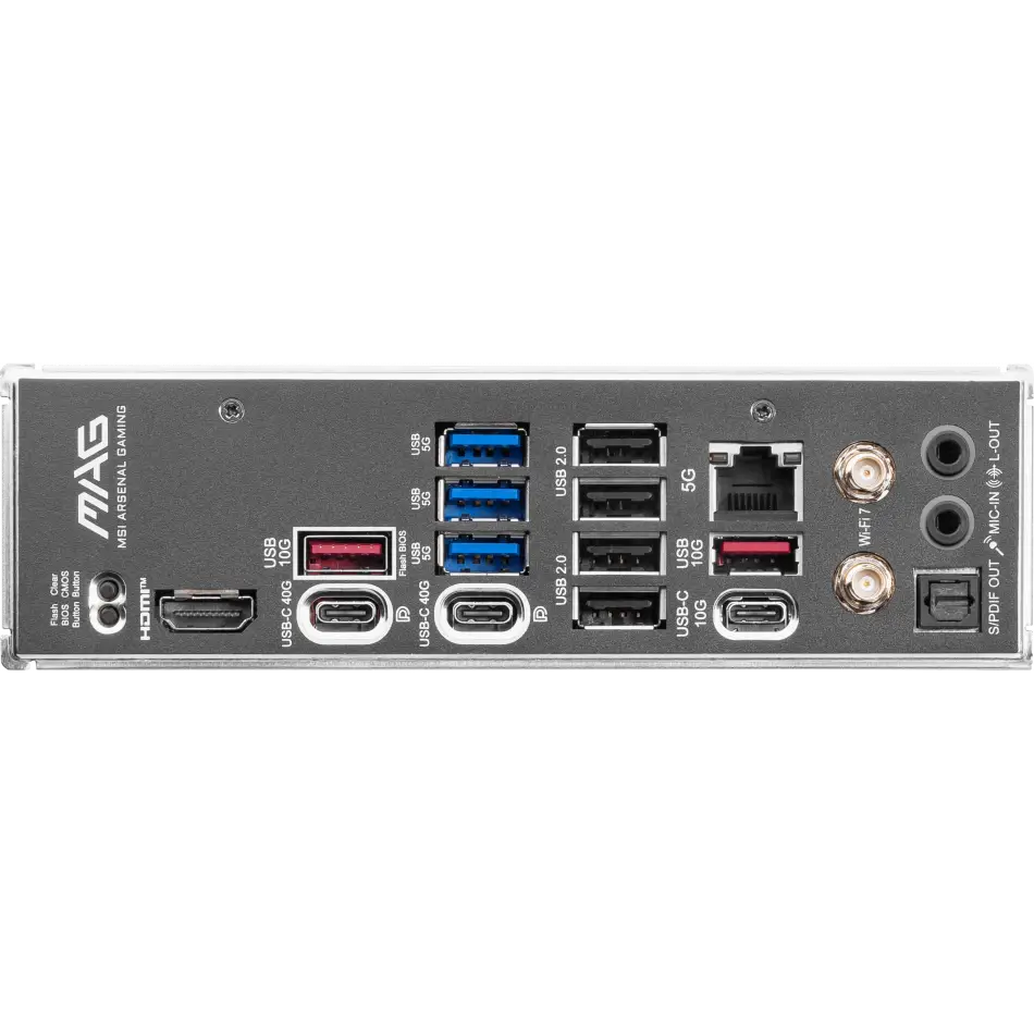 MSI MAG X870E TOMAHAWK WIFI AM5 DDR5 8400MHZ(OC) USB4 4x M.2 HDMI 2X DP 5G LAN WIFI 7 RGB ATX