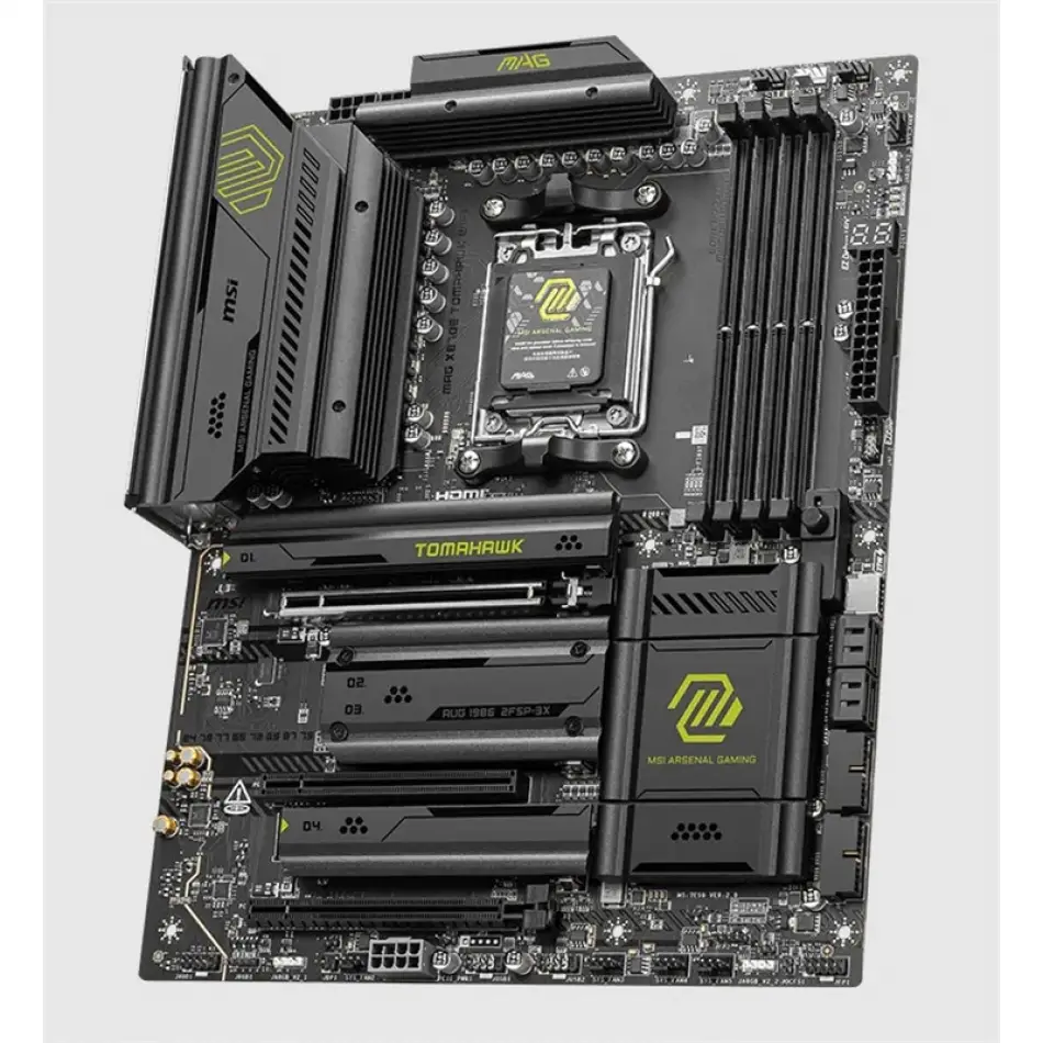 Msı Mag X870e Tomahawk Wıfı Ddr5 8400mt/s 1xhdmı 4xm.2 Usb Am5 Atx(amd Am5 9000/8000/7000 Serileri İle Uyumlu)