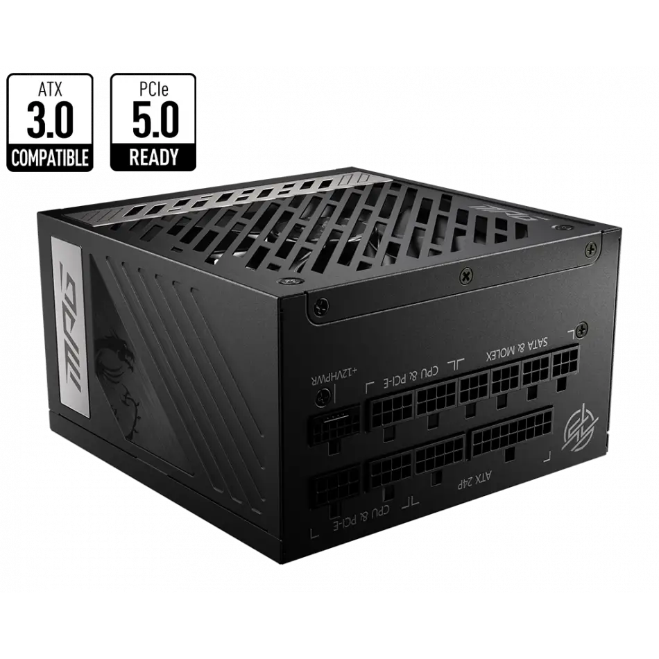 Msı Mpg A850g Pcıe5 850w 80+ Gold Power Supply