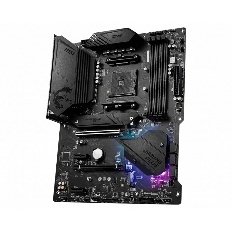 Msı Mpg B550 Gamıng Plus Ddr4 4400(oc)mhz Atx Am4