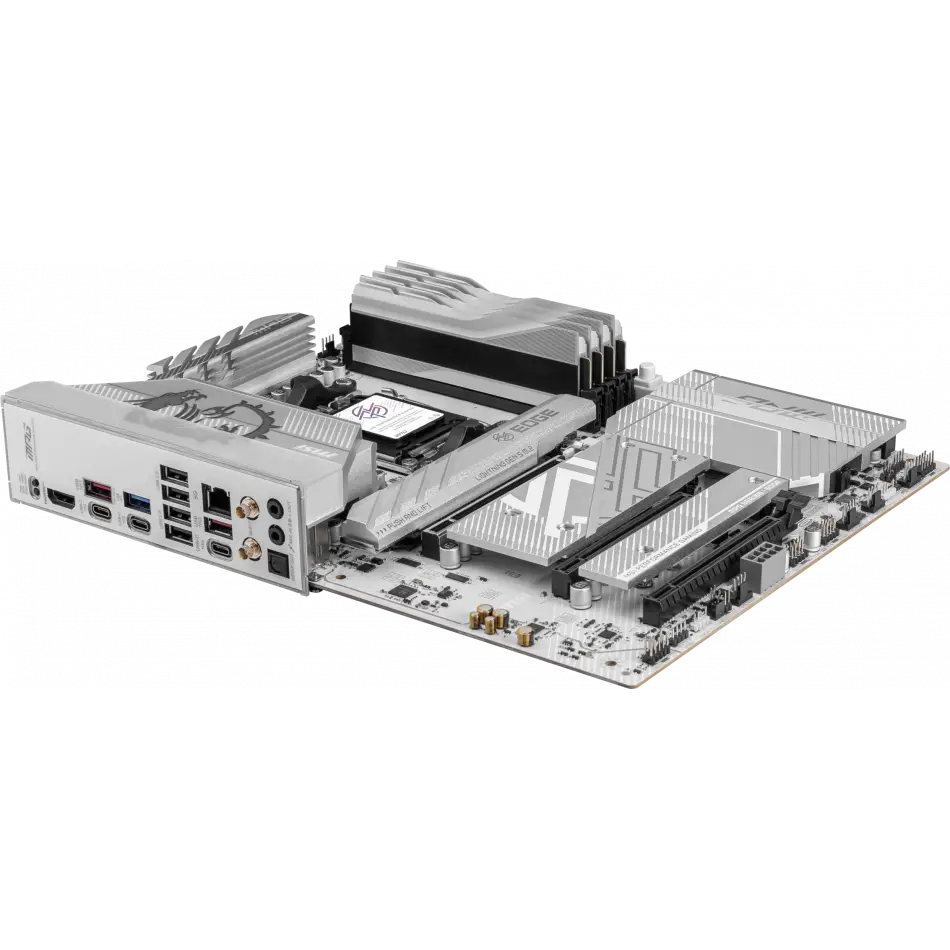 Msı Mpg B850 Edge Tı Wıfı Am5 Ddr5 8400mhz(oc) Hdmı 4x M.2 Usb 10gbs 5g Lan Wı-fı 7 Atx