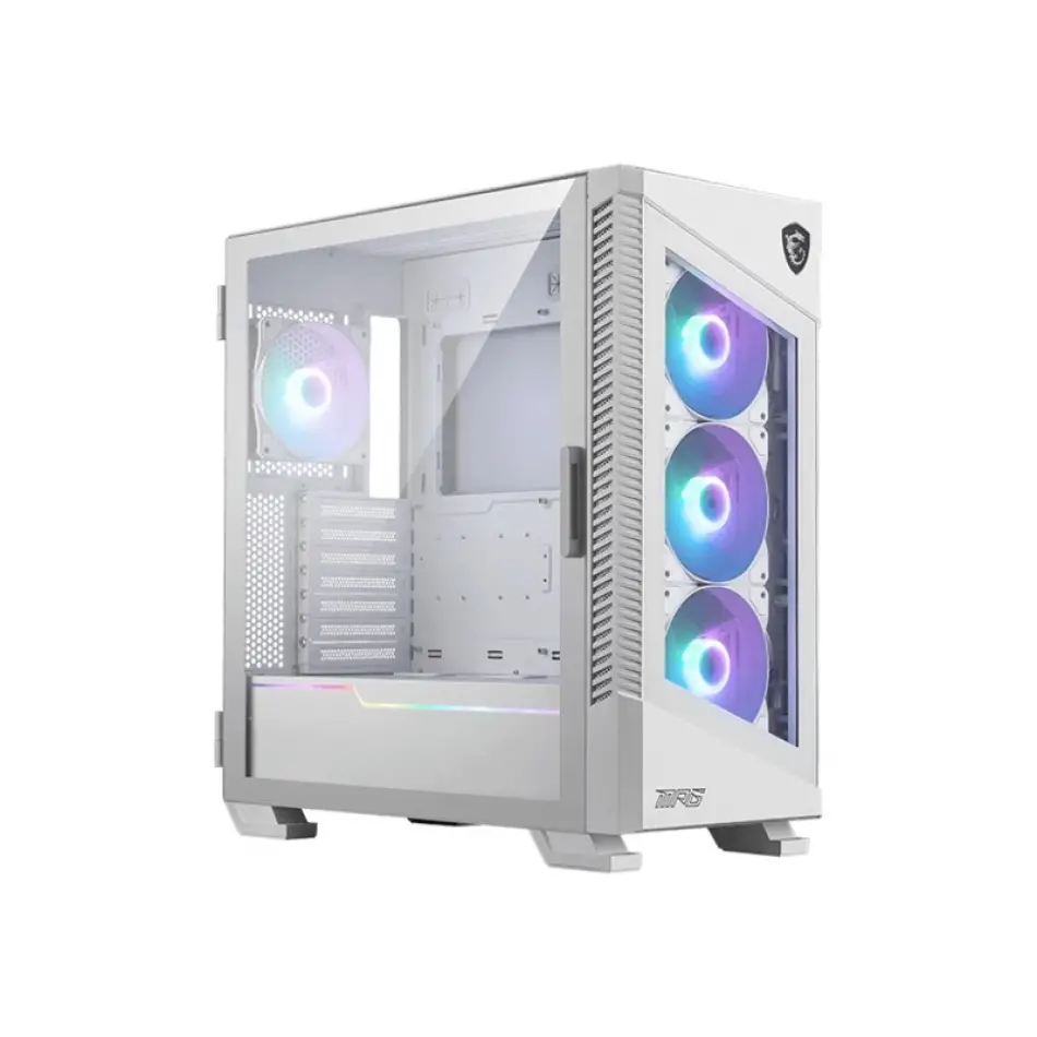 Msı Mpg Velox 100r Whıte Temperli Cam Argb Psu Yok 3x120mm 1x120mm Fan Gamıng Bilgisayar Kasası
