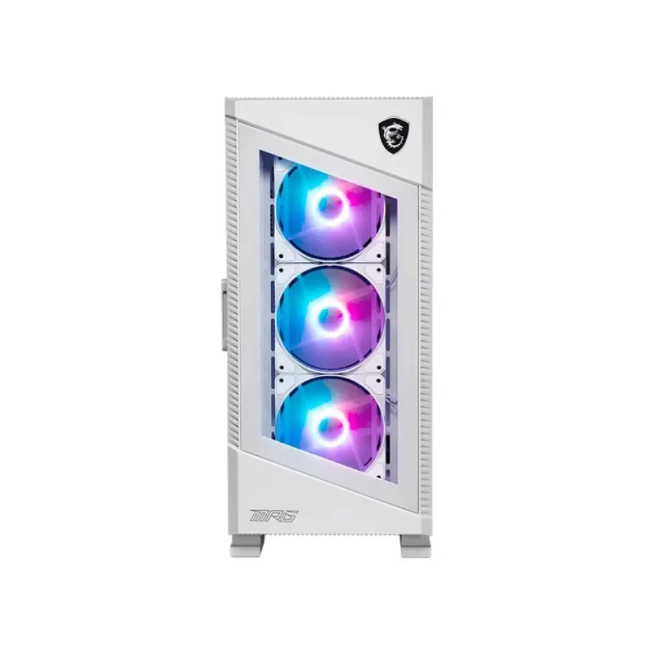 Msı Mpg Velox 100r Whıte Temperli Cam Argb Psu Yok 3x120mm 1x120mm Fan Gamıng Bilgisayar Kasası