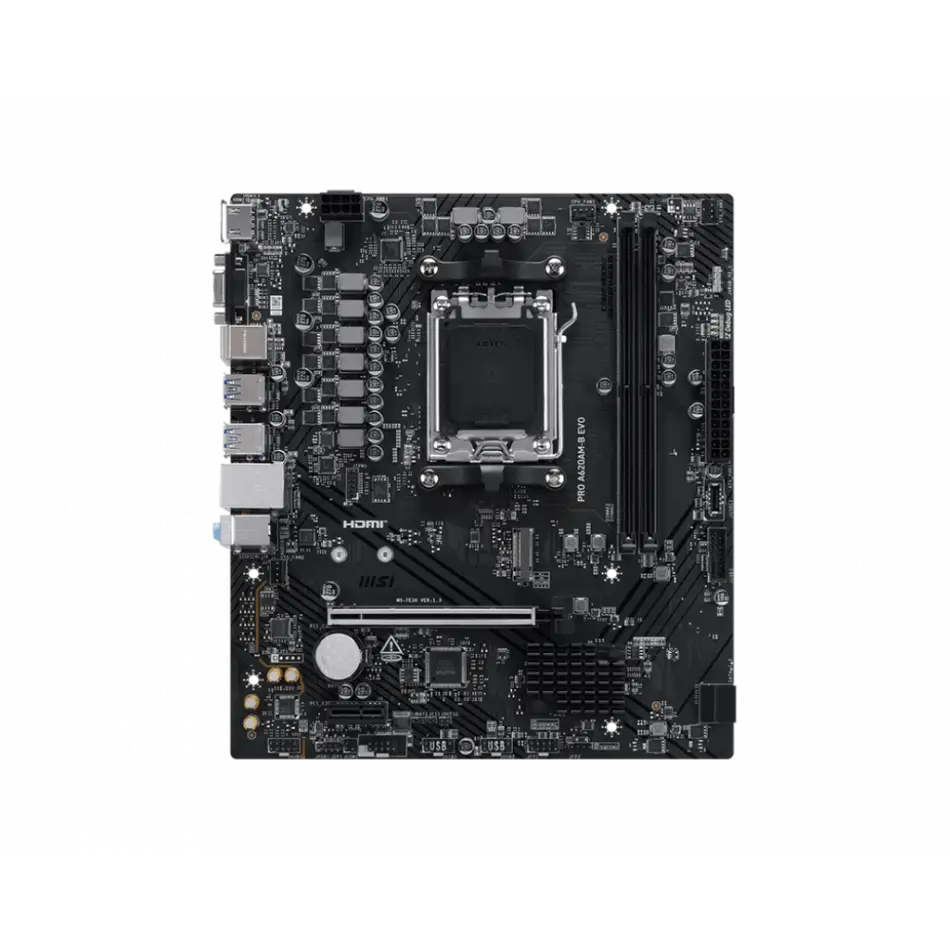 MSI PRO A620AM-B EVO AM5 DDR5 6800(OC) ANAKART