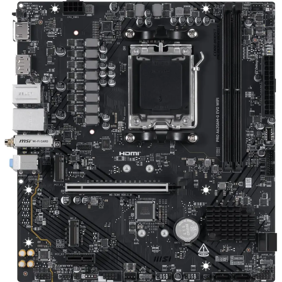 MSI PRO A620AM-G EVO WIFI GAMING ANAKART