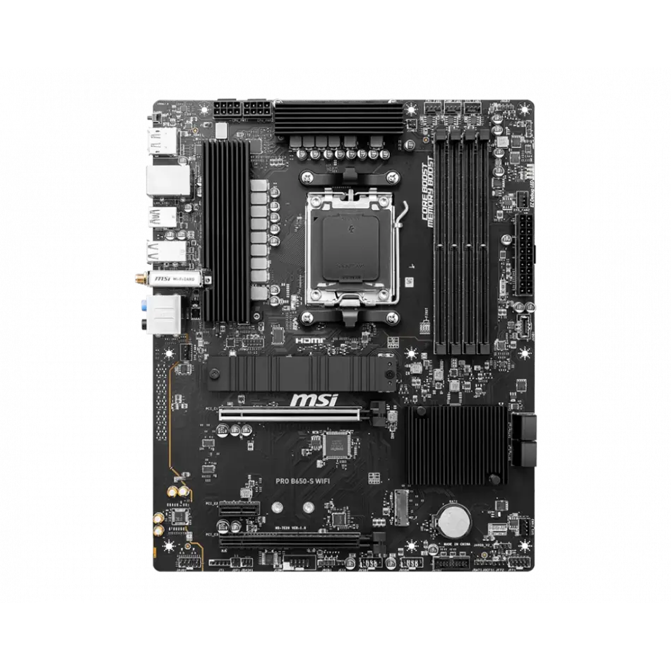 Msı Pro B650-s Wıfı Ddr5 7200(oc)mhz Hdmı Dp M.2 Atx Am5