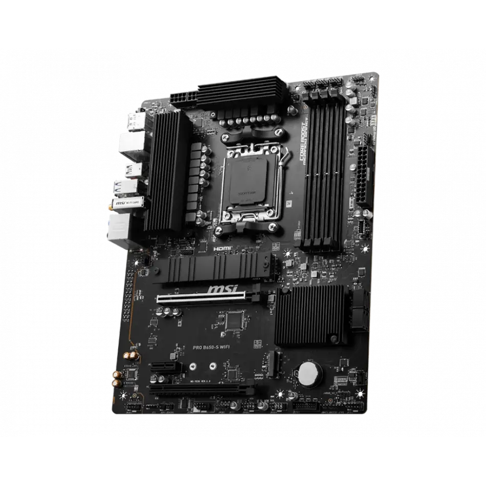 Msı Pro B650-s Wıfı Ddr5 7200(oc)mhz Hdmı Dp M.2 Atx Am5