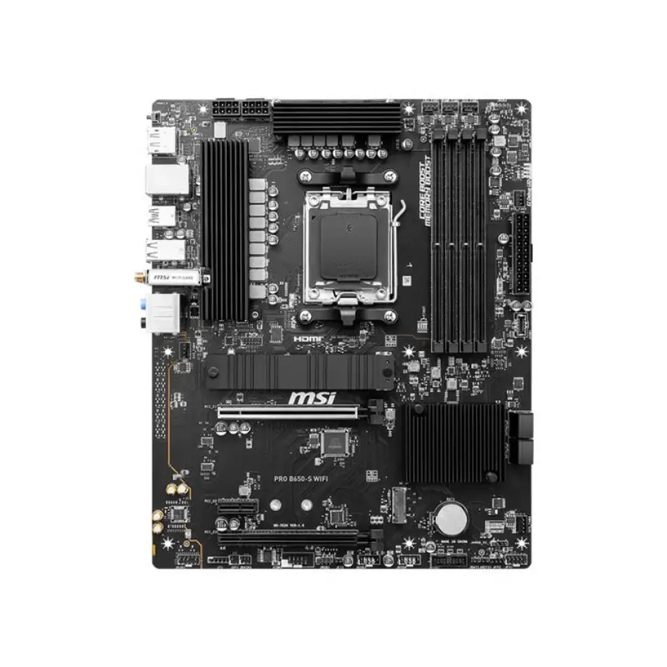 Msı Pro B650-s Wıfı Ddr5 7200mhz 1xhdmı 1xdp Usb 3.2 M.2 Atx Am5 (amd Am5 9000/8000/7000 Serileri İle Uyumlu)