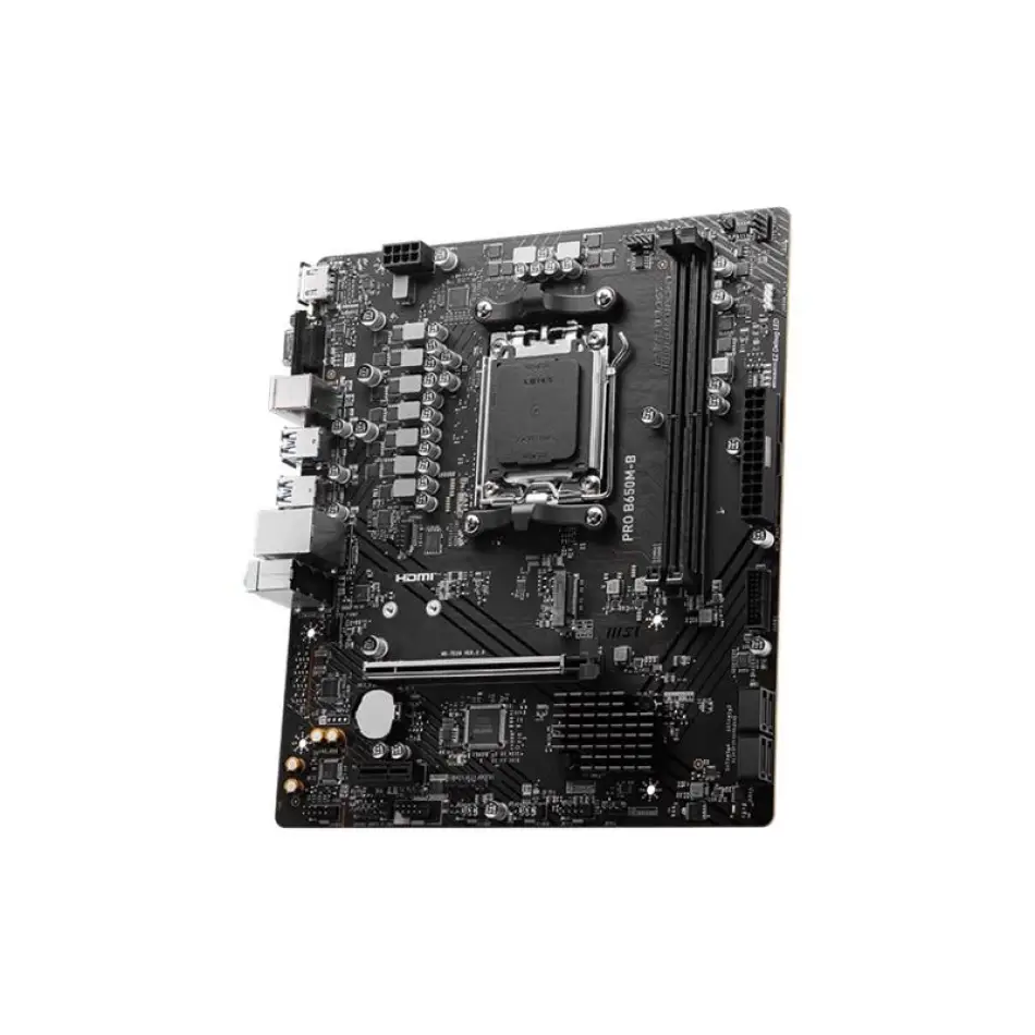 Msı Pro B650m-b Ddr5 6800mhz 1xvga 1xhdmı 1xm.2 Usb 3.2 Matx Am5 (amd Am5 9000/8000/7000 Serileri İle Uyumlu)