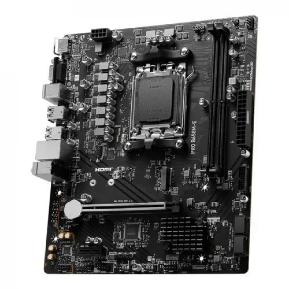 MSI PRO B650M-E DRR5 6800MHZ(OC) AM5 HDMI VGA mATX