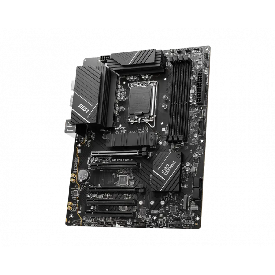 Msı Pro B760-p Ddr4 Iı 5333(oc) Pcı-e M.2 Hdmı Dp Atx 1700p