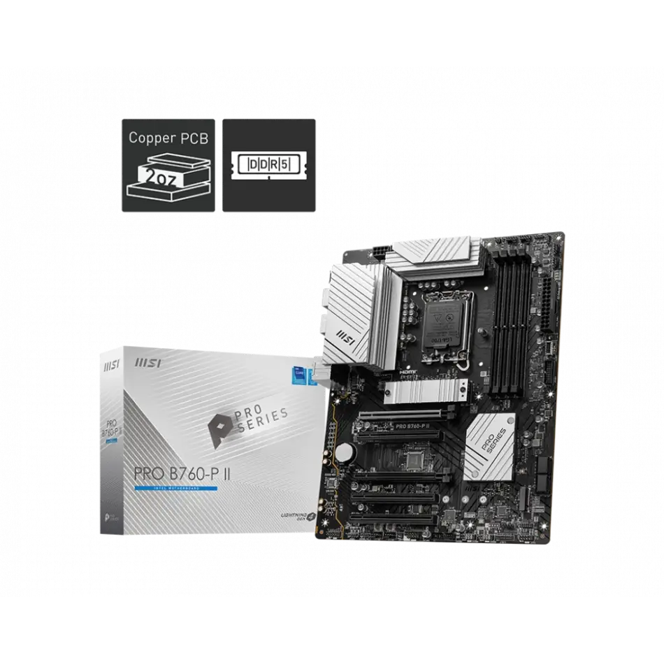 Msı Pro B760-p Iı Ddr5 7000(oc) M.2 Usb3.2 Hdmı Atx 1700p