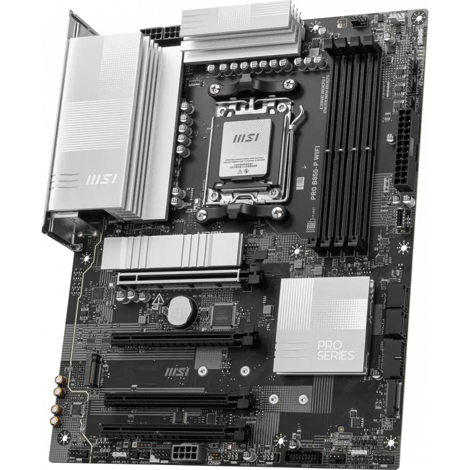 MSI PRO B850-P WIFI AM5 DDR5 8200MHZ(OC) HDMI 3x M.2 USB 10Gbs 5G LAN WI-FI 7 ATX