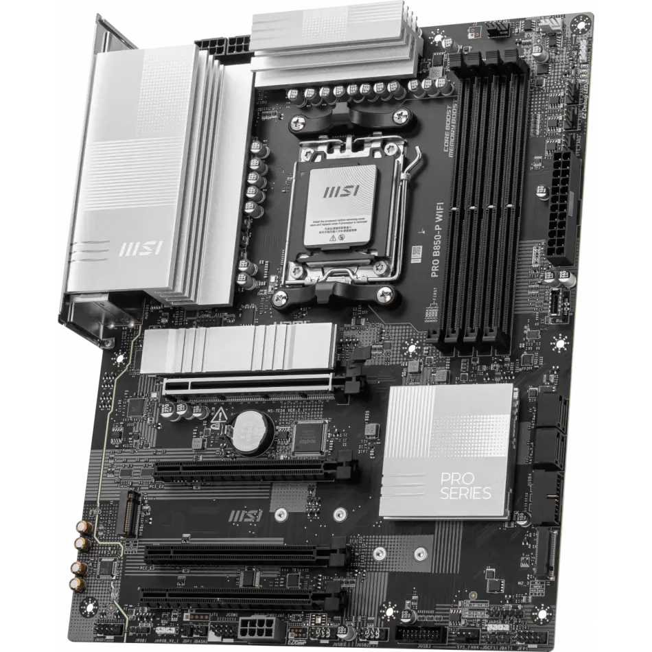 Msı Pro B850-p Wıfı Am5 Ddr5 8200mhz(oc) Hdmı 3x M.2 Usb 10gbs 5g Lan Wı-fı 7 Atx