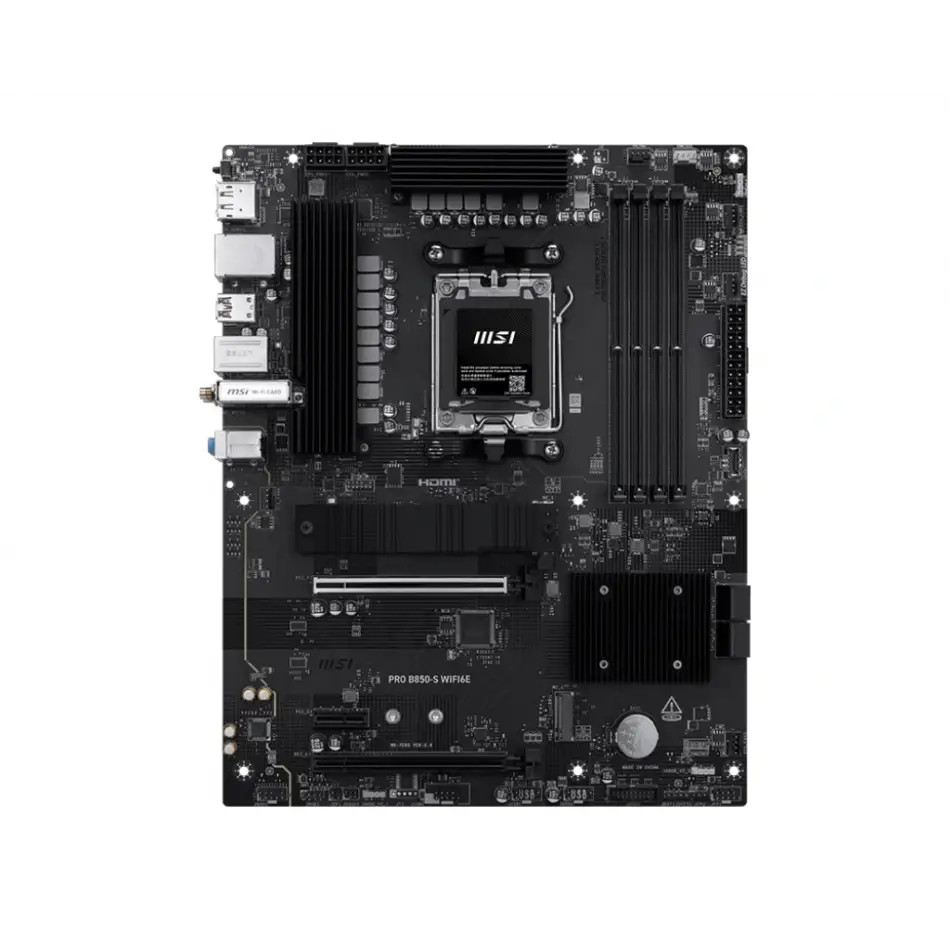 Msı Pro B850-s Wıfı6e Amd B850 Soket Am5 Ddr5
