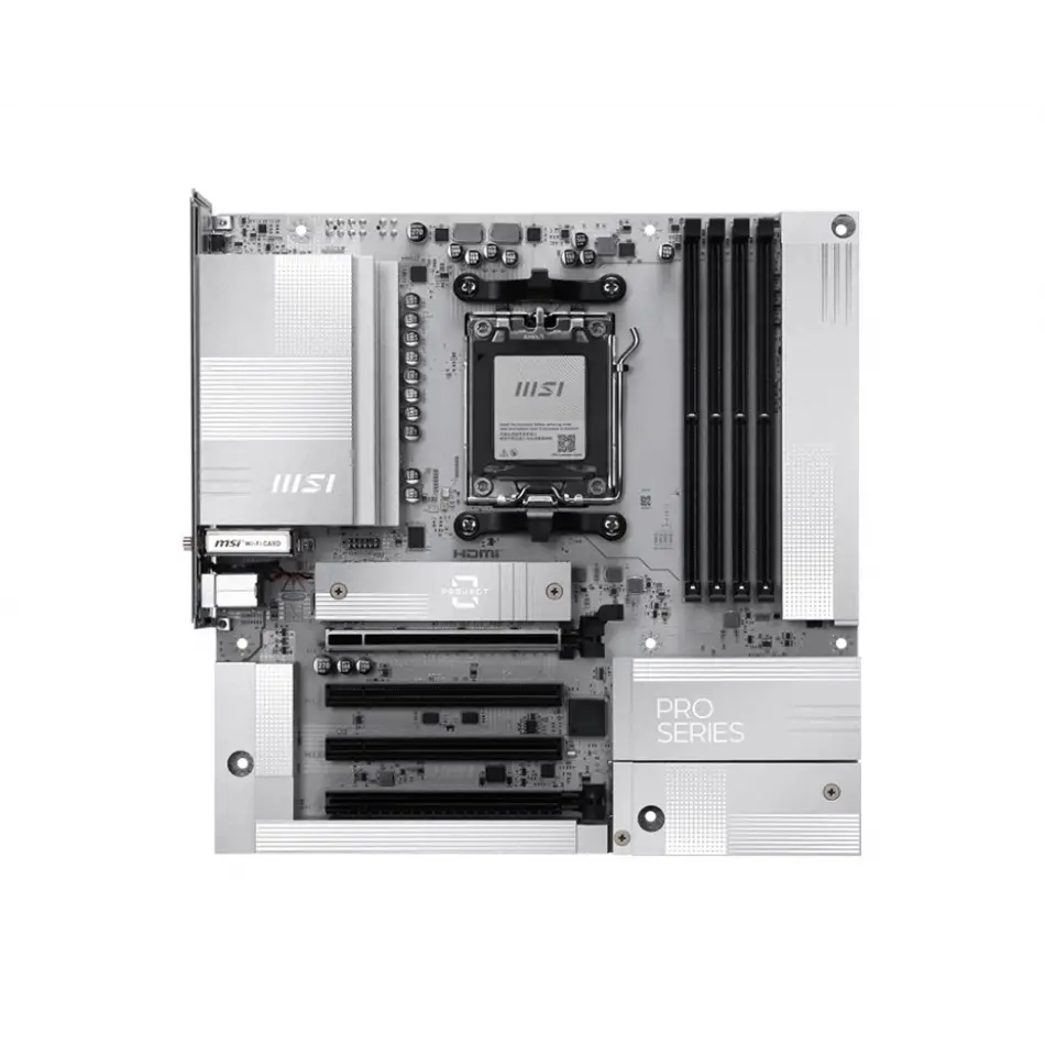 MSI PRO B850M-A WIFI PZ DDR5 ANAKART 8200MHz(OC)