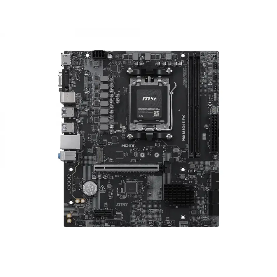 MSI PRO B850M-E EVO DDR5 ANAKART 8200MHz(OC)