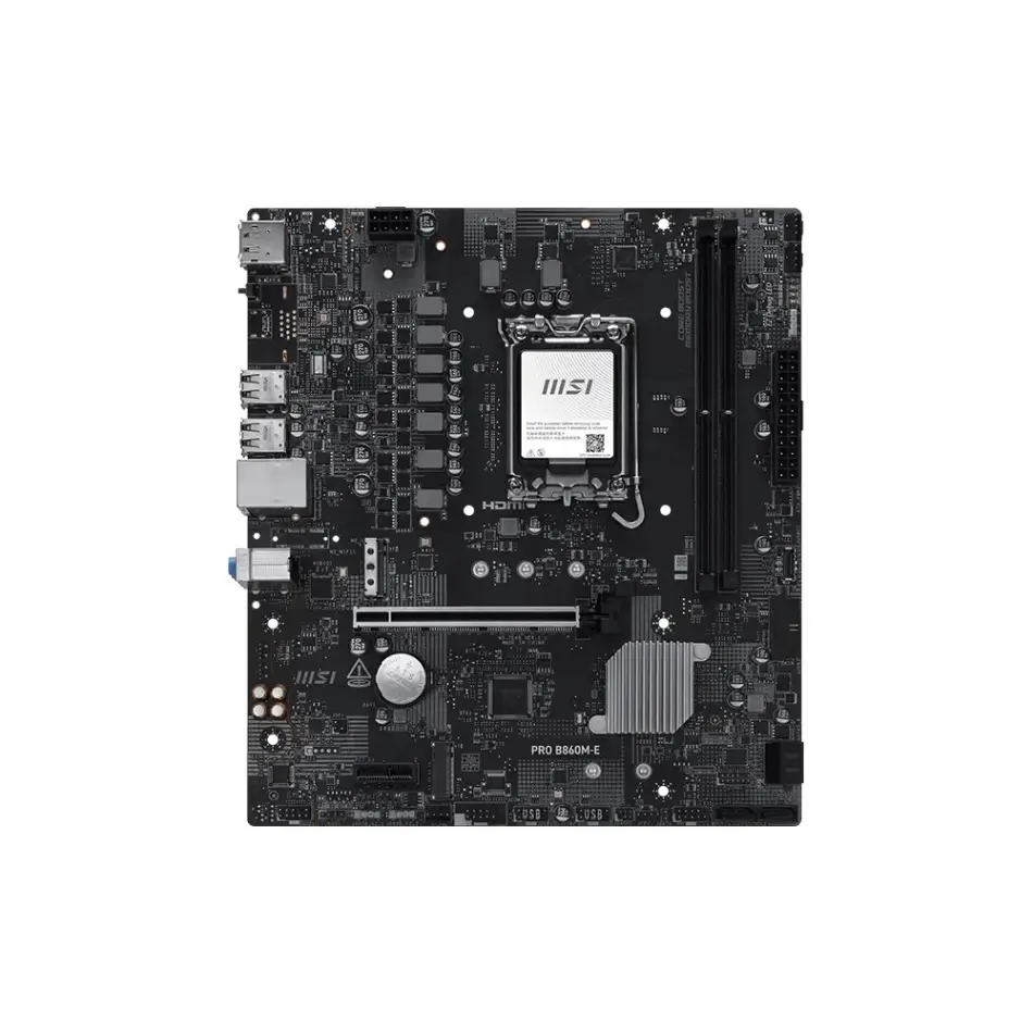 MSI PRO B860M-E DDR5 6400MHz(OC) 1851P mATX