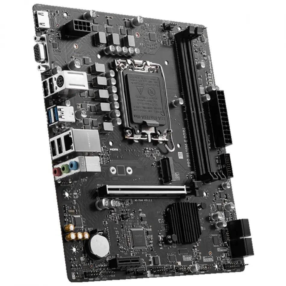 Msı Pro H610m-e Ddr4 3200mhz M.2 Matx 1700p