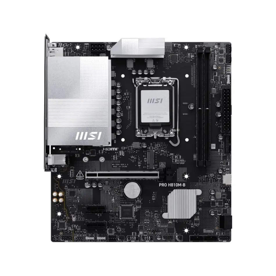 Msı Pro H810m-b Ddr5 6400mhz (oc) M.2 Matx 1851p