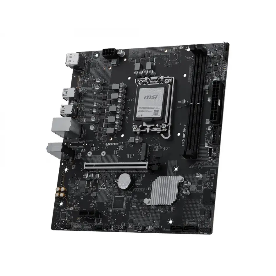 MSI PRO H810M-E DDR5 6400MHz (OC) M.2 mATX 1851P