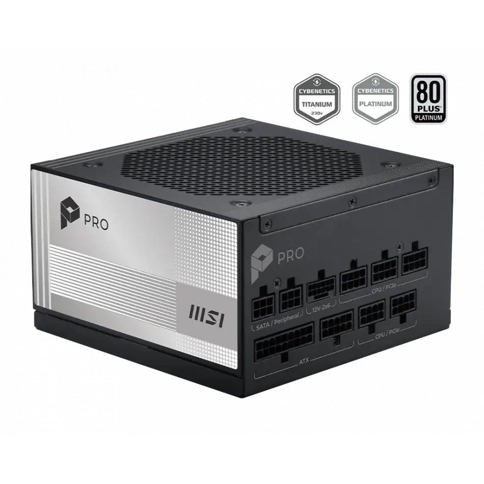 Msı Psu Pro A1000pl Pcıe5 1000w 80+ Platinum Power