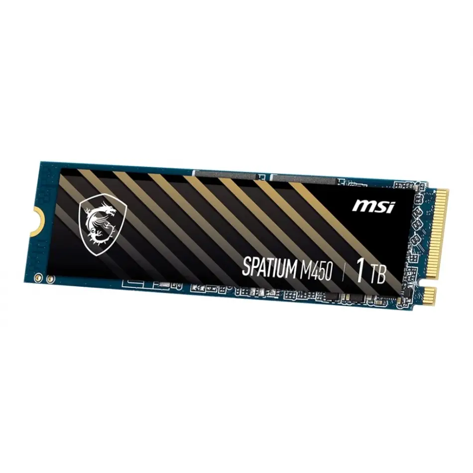 500GB MSI SPATIUM M450 PCIE 4.0 NVME M.2 V1 3000/2000MB/s