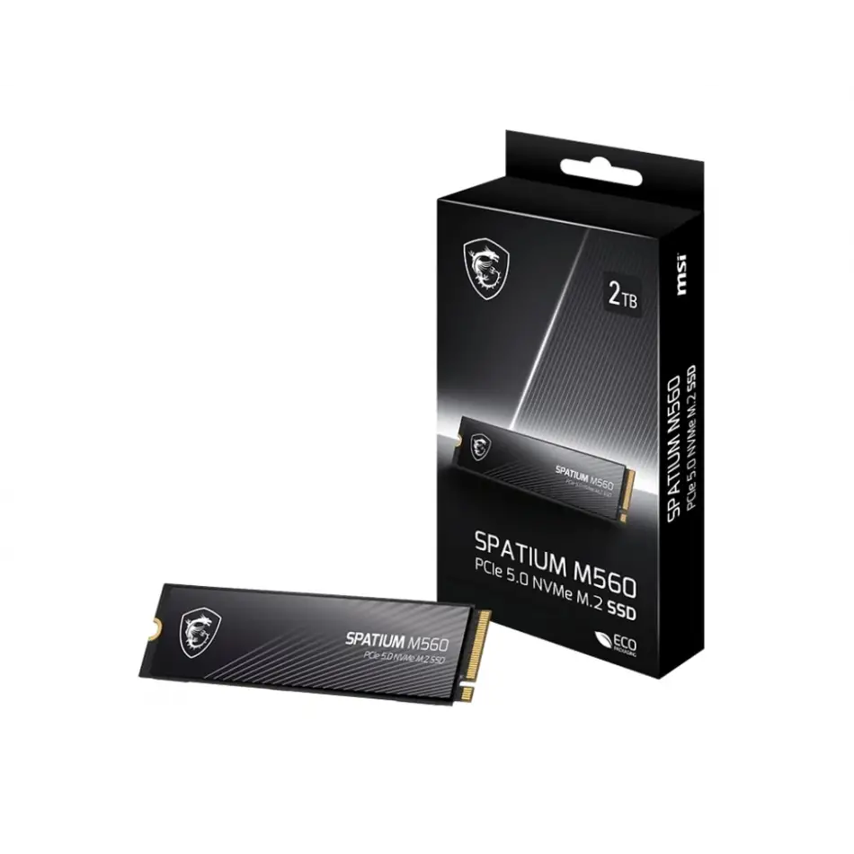 Msı Spatıum M560 Pcıe 5.0 Nvme M2 2tb
