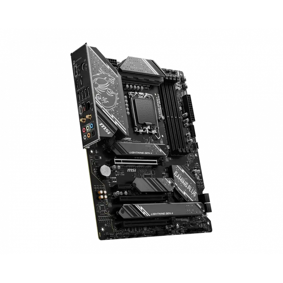 Msı Z790 Gamıng Plus Wıfı 7200mhz(oc) Ddr5 M.2 Dp Hdmı 1700p