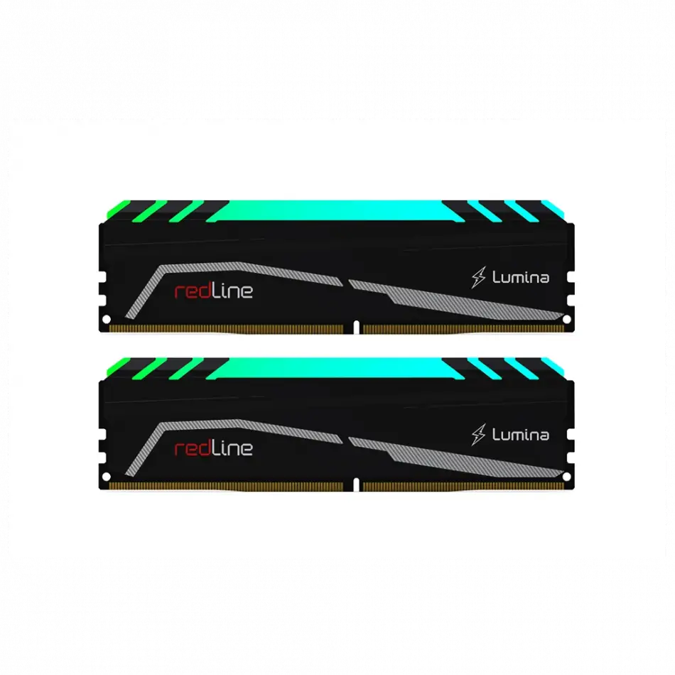 Mushkın Redline Lumina, Mla4c320gjjm8gx2, 2x8gb Kit, 3200mhz, Ddr4, Cl16, Rgb, Desktop Gaming Ram (soğutuculu)