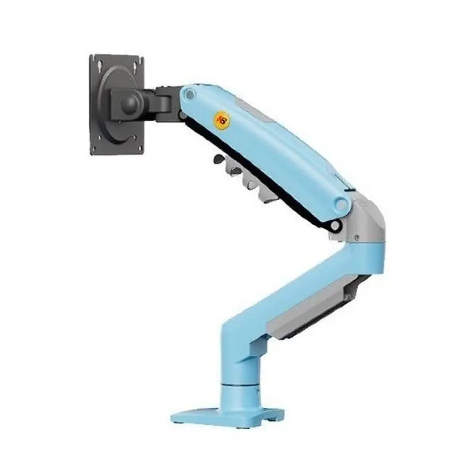 N.bayou F80-xm Amortisörlü  Monitör Masa Mavi Kol