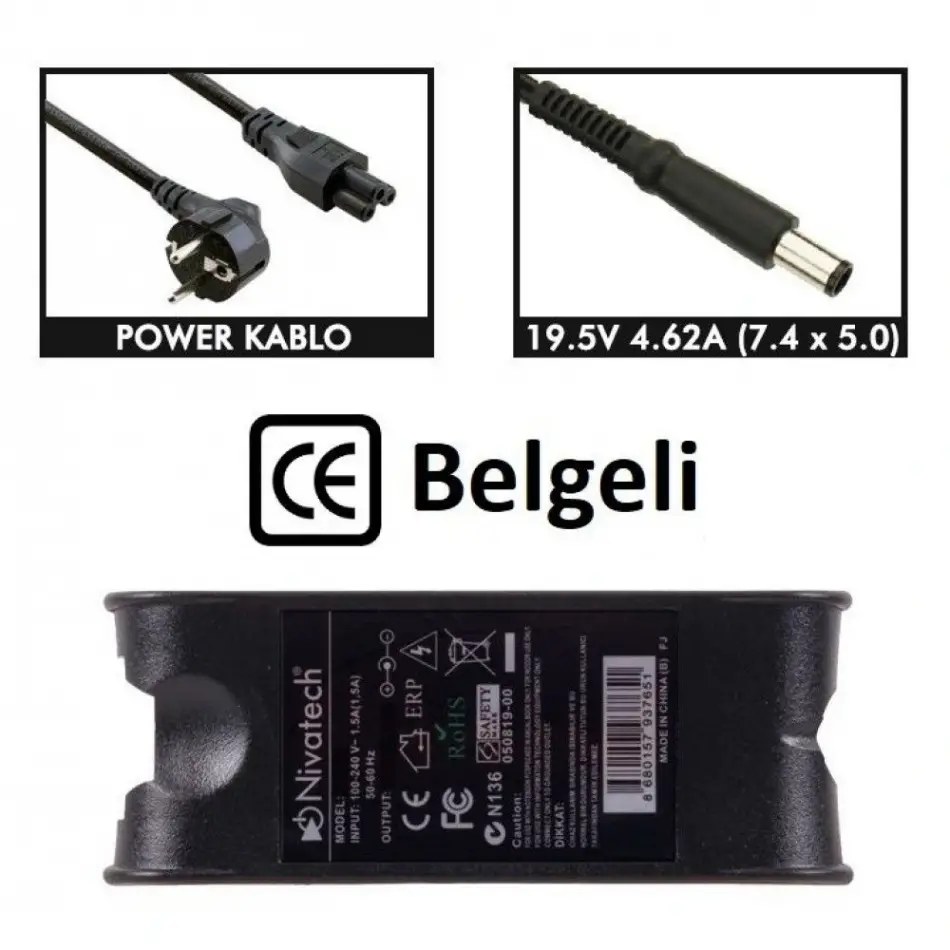 Nivatech Bc-2085t Ac/dc Laptop Power Supply 85w