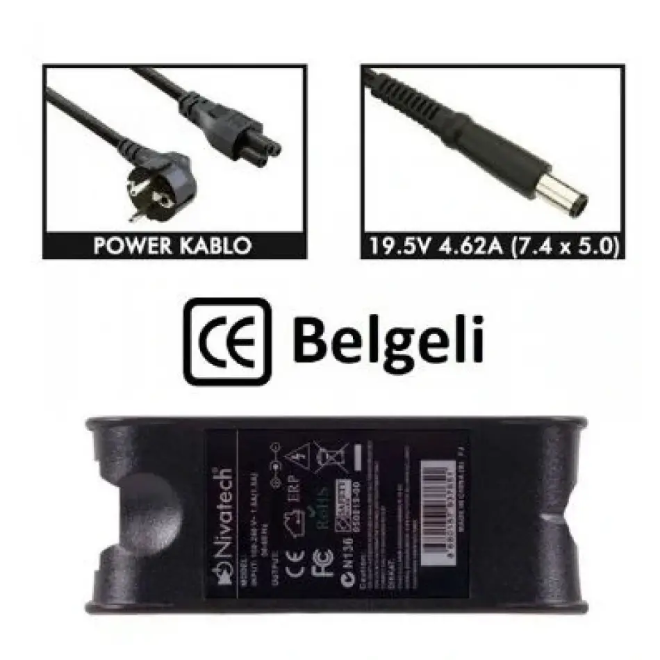 Nivatech Bc903 Dell 19,5v 3,34 A (4.5*3.0mm) Adapt