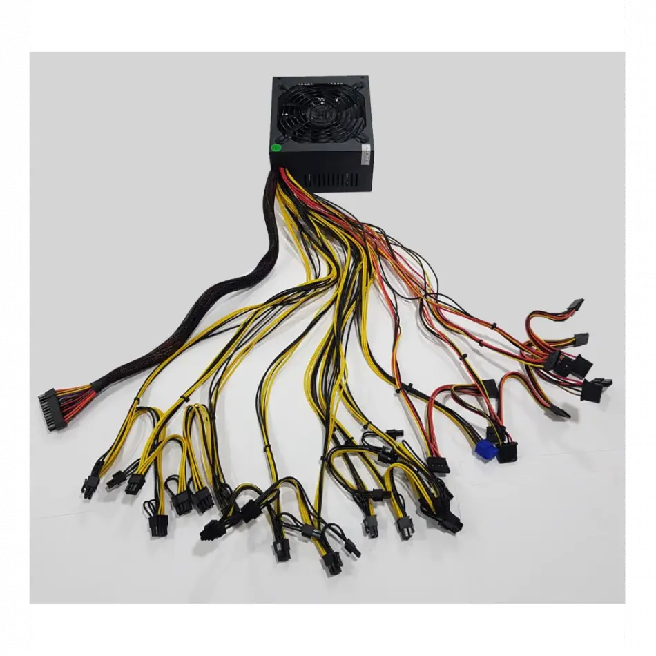 Olko 2200, 2200w, 14cm Fan, 16xpcı-e 6+2pin, 1x20+4pin, 8xsata, Atx, Power Supply (psu)