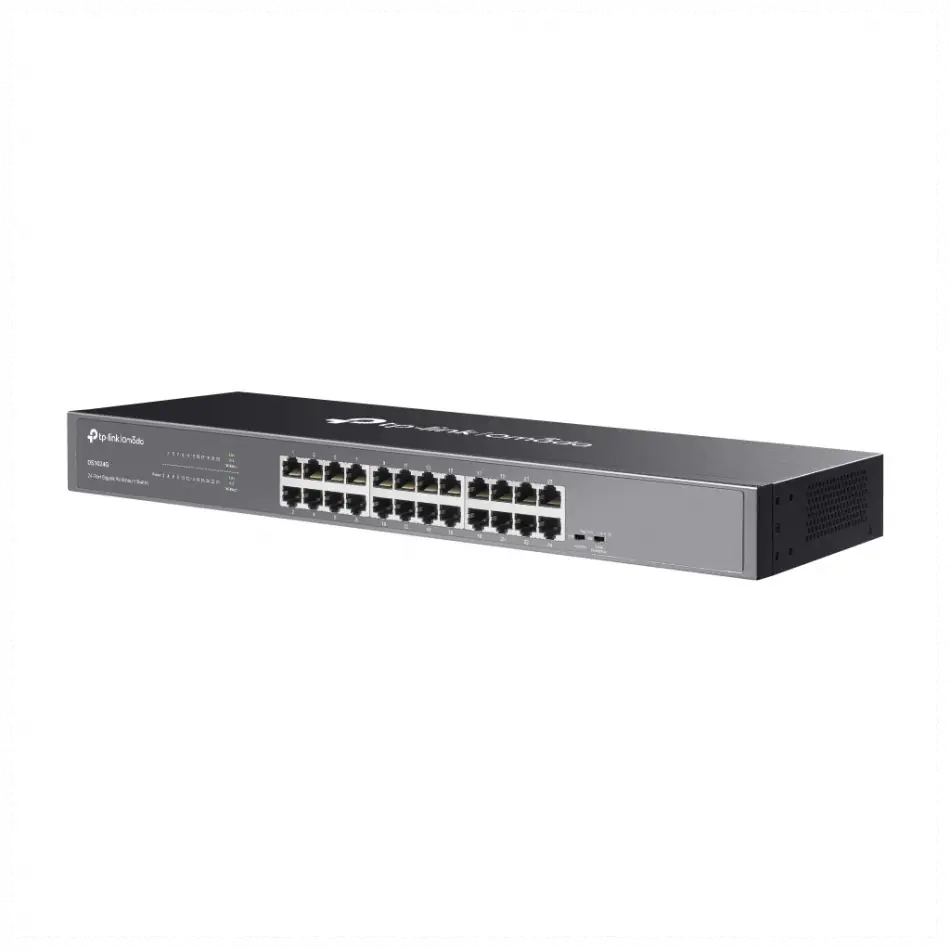 Omada Ds1024g, 24 Port Gigabit,  Yönetilemez, Rackmount Metal Kasa Switch