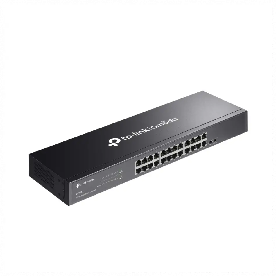 Omada Ds1024g, 24 Port Gigabit,  Yönetilemez, Rackmount Metal Kasa Switch